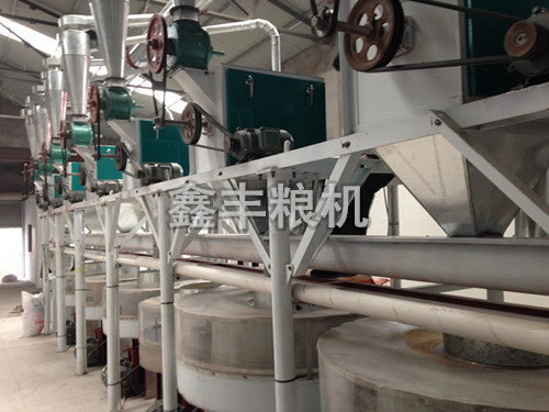 鄭州地區10噸級石磨面粉機安裝案例